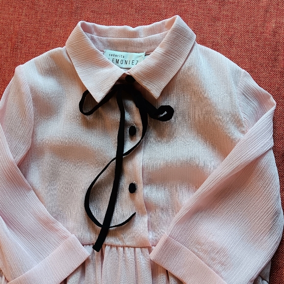 Lemoniez girls size 8 pink dress - Picture 2 of 4